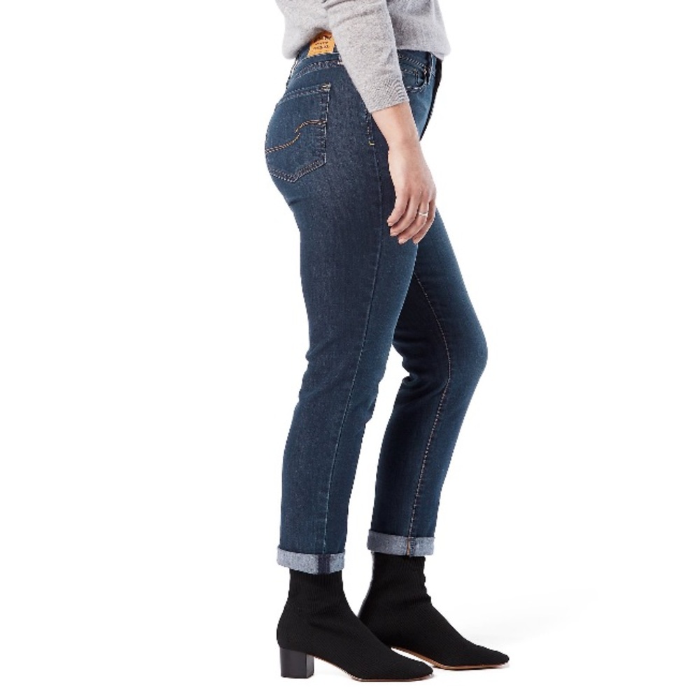 Levi Mid Rise Slim Boyfriend cropped jeans - Picture 2 of 13